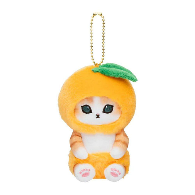 A delightful officially licensed collection of Mofusand vegetable cat plushies featuring kittens dressed in vibrant costumes like eggplant, radish, tomato, pumpkin, broccoli, and cauliflower