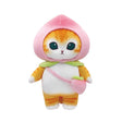 Official Licensed,  Mofusand cat is dressed in a peach costume Perfect for Mofusand fans, These charming cats feature oversized sparkling eyes, sweet embroidered faces, and the most delightful fruit-themed hat with fruits crossbody bag. It's perfect for collection, decoration or gift !
