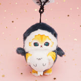 Shark cat plush, Mofusand Cat Plush, Mofusand cat plush keychain ,Mofusand shark cat plush, cat stuffed animal 