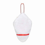 Kawaii Mofusand cat plush in swaddle key ring keychain stuffed animal