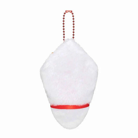 Kawaii Mofusand cat plush in swaddle key ring keychain stuffed animal