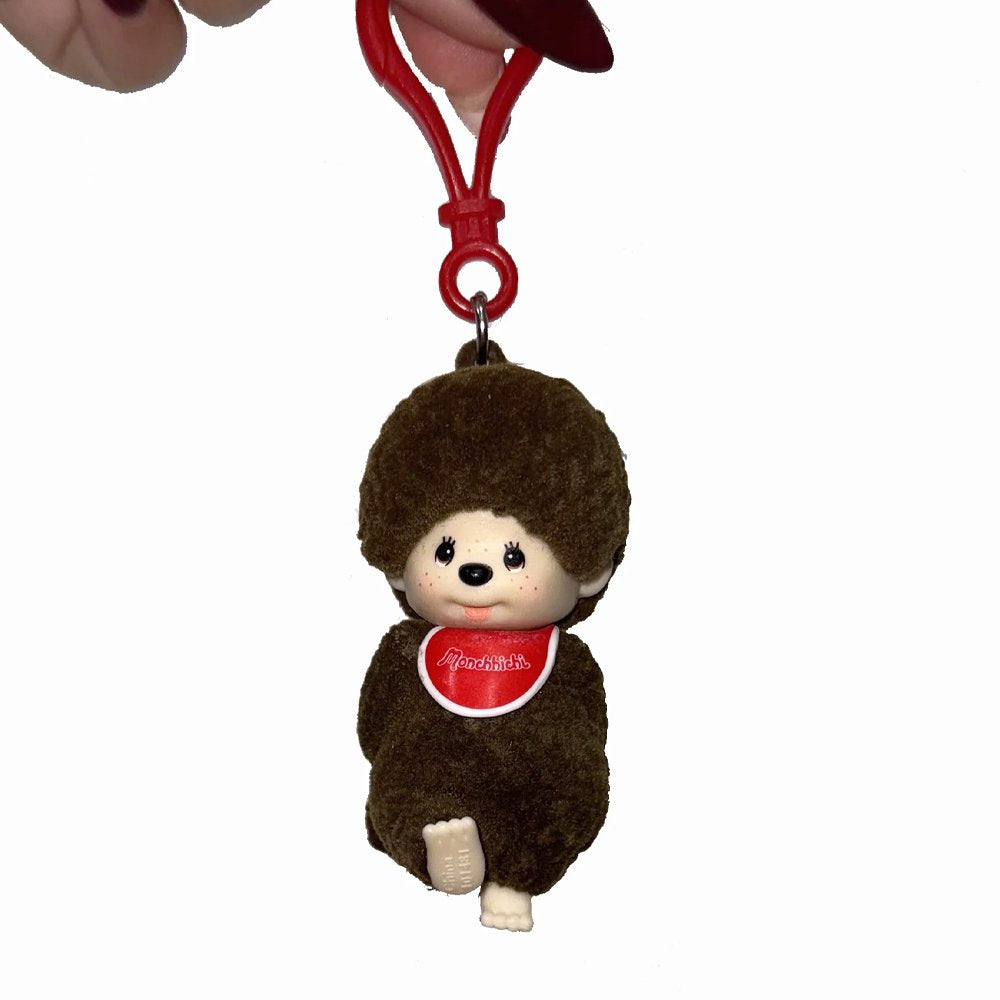 Monchhichi Backpack Hangers Flocked Clip-on Keychain Blind Box