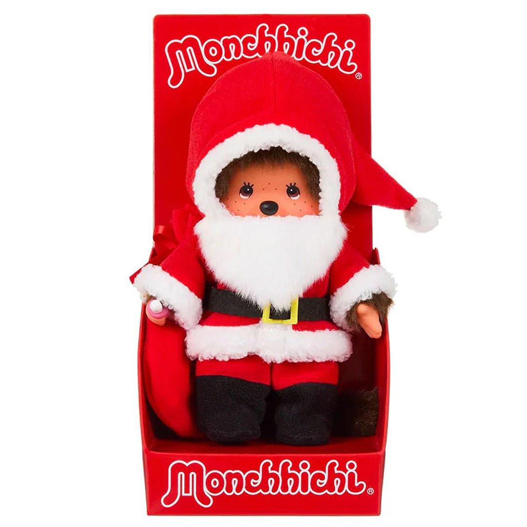 Officially licensed by Sekiguchi Japan, Limited Edition Mochhichi boy Santa clause, crafted from soft plush materials with a vinyl face and freckles make Monchhichi so cute . He’s perfect for cuddling, displaying, or gifting to Monchhichi fans of all ages. ideas holiday gift or collectible figures with guaranteed authenticity.