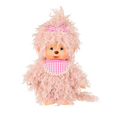  Officially licensed by Sekiguchi Japan, Monchhichi girl dressed in luxurious pink-beige plush fur with her signature thumb-sucking pose. She’s perfect for cuddling, displaying, or gifting to Monchhichi fans of all ages.