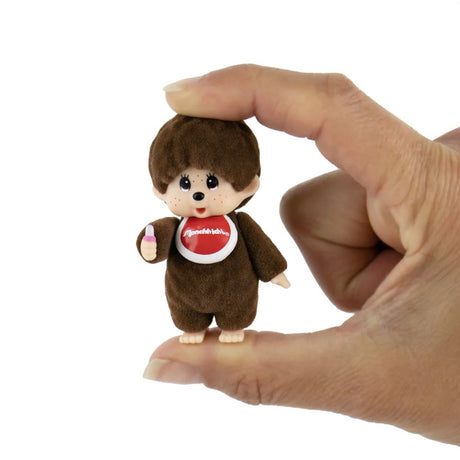 An exclusive set of officially licensed Sekiguchi's Monchhichi flocked character hanger keychains in the blind boxes.