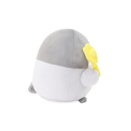 Ideal graduation or "get well soon" gift featuring Official Spiralcute Koupen Chan holding a magic wand and four-leaf clover. This positive penguin plush symbolizes good luck and encouragement, making it a thoughtful anniversary or birthday surprise for coworkers and friends.