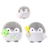 Officially licensed Spiralcute Koupen Chan Plush Collection featuring the cute grey penguin with a clover wand, star magic wand, red mug, balloon mascot, flower bouquet mascot, and pink heart mascot keychain. A premium full set for dedicated collectors and Japanese character fans seeking the ultimate kawaii plush collection.
