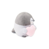 Official Koupen Chan heart plush keychain for bags and backpacks; perfect for personalizing school bags, laptop cases, or gym bags. A symbolic "good luck" and "self-care" charm for students and travelers seeking nostalgic Japanese character goods.