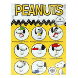Officially licensed Peanuts surprise capsule figures, featuring an array of eight different Snoopy mini figures hidden in mystery blind capsules