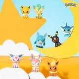 Officially licensed Pokemon Eevolutions Palmsize Wonders Vol. 2 mystery capsules  featuring Umbreon, Vaporeon, Espeon, Leafeon, Glaceon, Sylveon, Flareon, and Jolteon