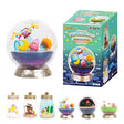 Officially licensed Kirby Terrarium Collection Deluxe Memories Re-Ment blind box figure featuring Kirby and Marx inside a clear globe alongside five other collectible jar and globe diorama displays