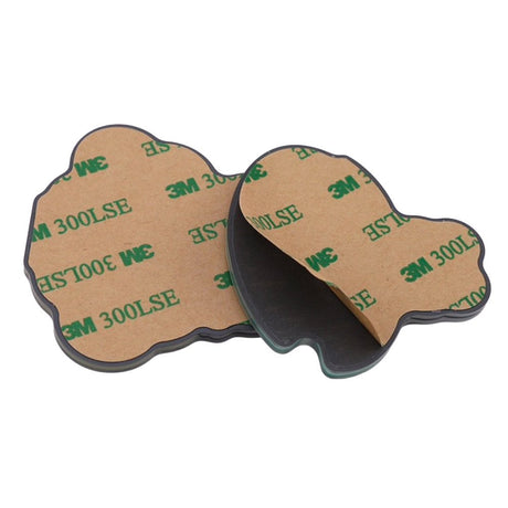 A collection of ten colorful, die-cut acrylic mirrors featuring officially licensed Sanrio characters like Hello Kitty, My Melody, and Cinnamoroll. Each mirror includes a character illustration next to a small reflective surface in various shapes like stars, clouds, and hearts.
