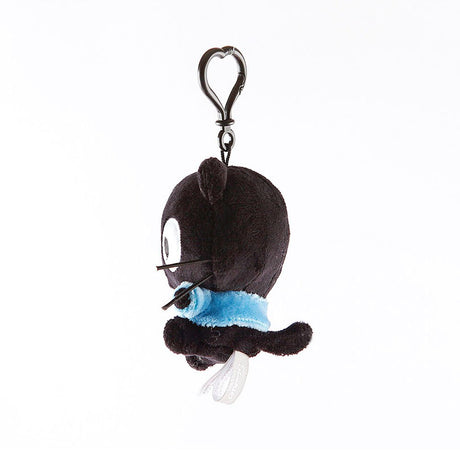 Plush keychain with the Sanrio Chococat on a white background