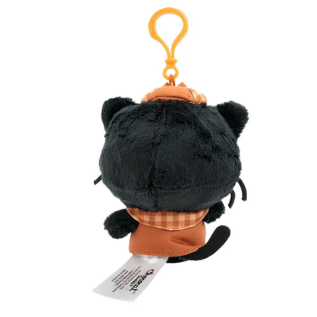 Sanrio Chococat Detective Clip-On Plush Keychain