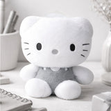 An officially licensed Sanrio Dear Daniel plush doll dressed in a grey outfit