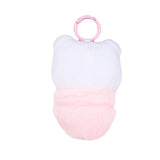 Hello Kitty Baby Swaddle Plush toy with white background 