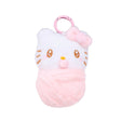 Hello Kitty Baby Swaddle Plush toy with white background 