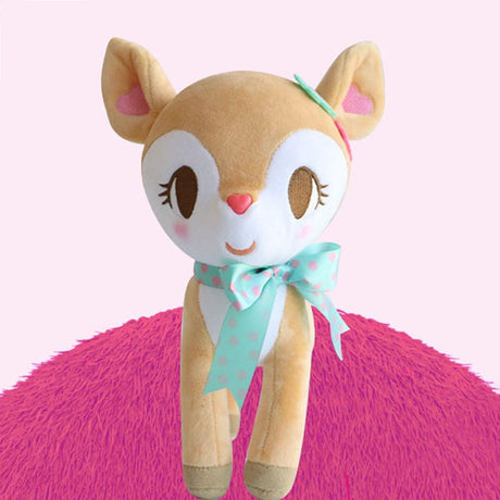 Officially Licensed Sanrio Hummingmint deer Plush! Perfect for displaying or gifting to Sanrio fans of all ages.