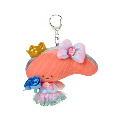 Officially licensed by Sanrio Kirimichan is dressed in stylish royal outfits, wearing golden crowns, and holding beautiful flowers to show their appreciation to all the fans. These detailed mascots are perfect for adding your backpack, bag, purse, car, or pants. Makes a great gift for Sanrio fans, plush collectors, Thanksgiving, Christmas, or any celebration!