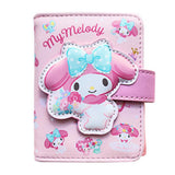 An officially licensed Sanrio collection of tri-fold wallet in light pink featuring large 3D padded appliqués of My Melody