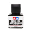 Tamiya Panel Line Accent Color Black that is ideal for highlighting panel lines and other details to give your model a more realistic depth

