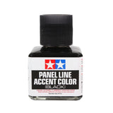 Tamiya Panel Line Accent Color Black that is ideal for highlighting panel lines and other details to give your model a more realistic depth
