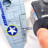 Tamiya Panel Line Accent Color that is ideal for highlighting panel lines and other details to give your model a more realistic depth
