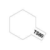 Tamiya TS-80 Flat Clear Lacquer Spray Paint 100ml that is useful to clear coat glossy paint finishes that you desire to have a final flat look
