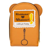 An officially licensed Rilakkuma accordion card wallet.