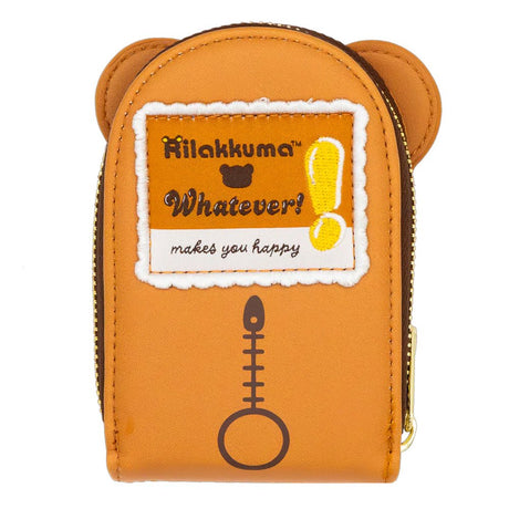 An officially licensed Rilakkuma accordion card wallet.
