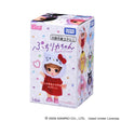 TAKARA TOMY Fun Vicocha blind box by Sanrio, featuring a character in a red dress and white Hello Kitty hood on a white background with colorful illustrations.