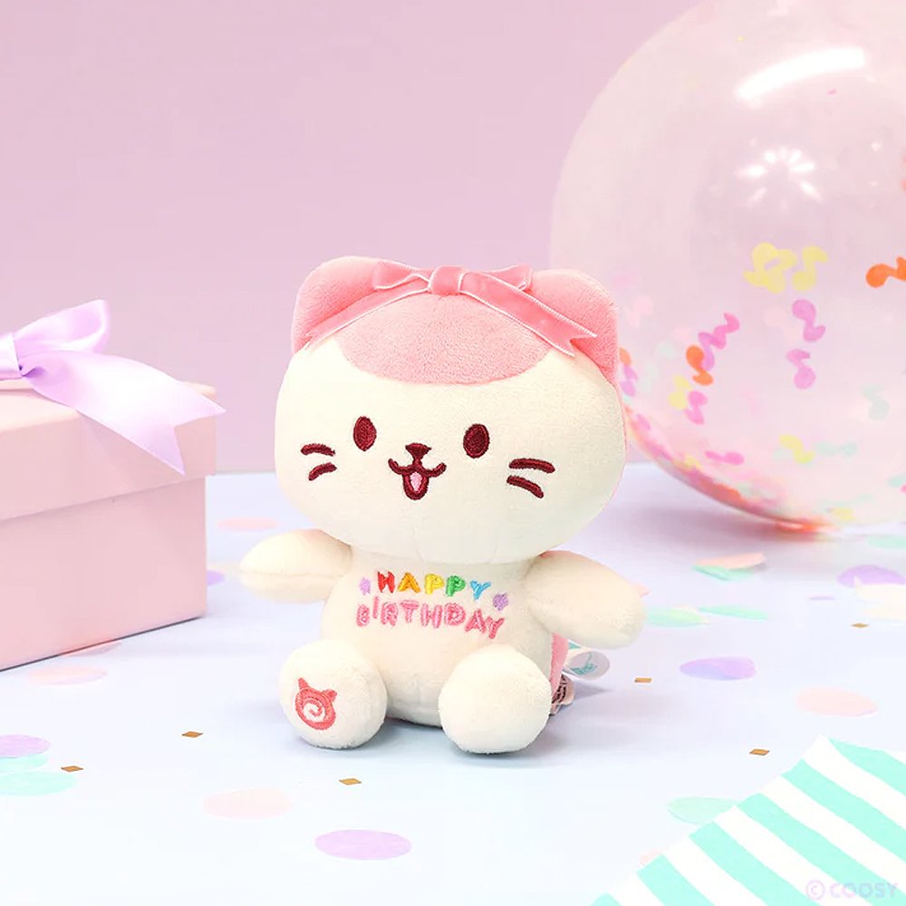 Anirollz Happy Birthday Kittiroll Small Sitting Plush