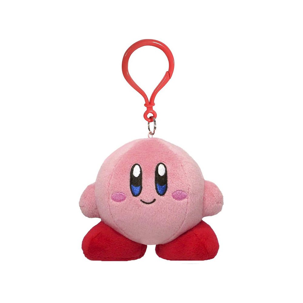 Kirby Standard Clip-On Plush Keychain