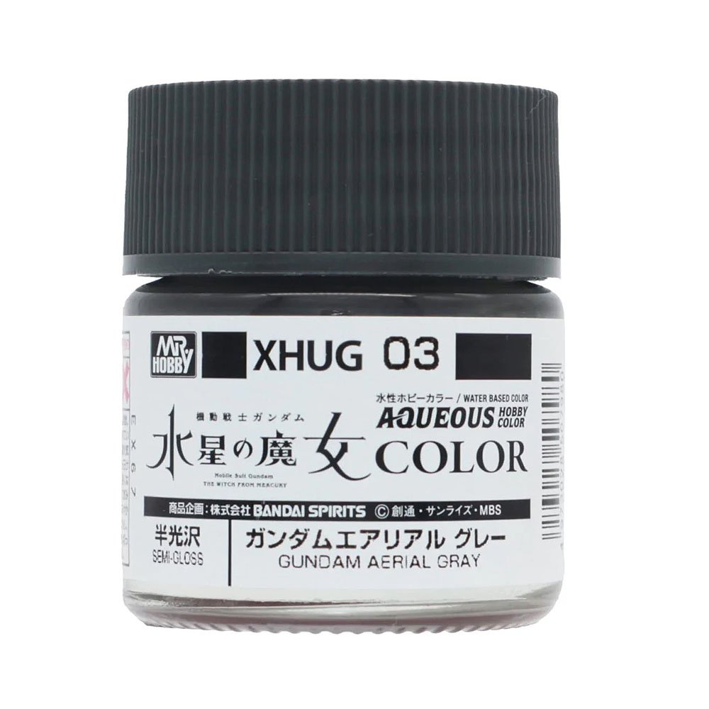 Mr.Hobby Aqueous Hobby Color Mercury Gundam Aerial Gray 10ml XHUG03