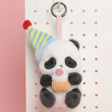 Panda Roll Party Plush Blind Box Keychain