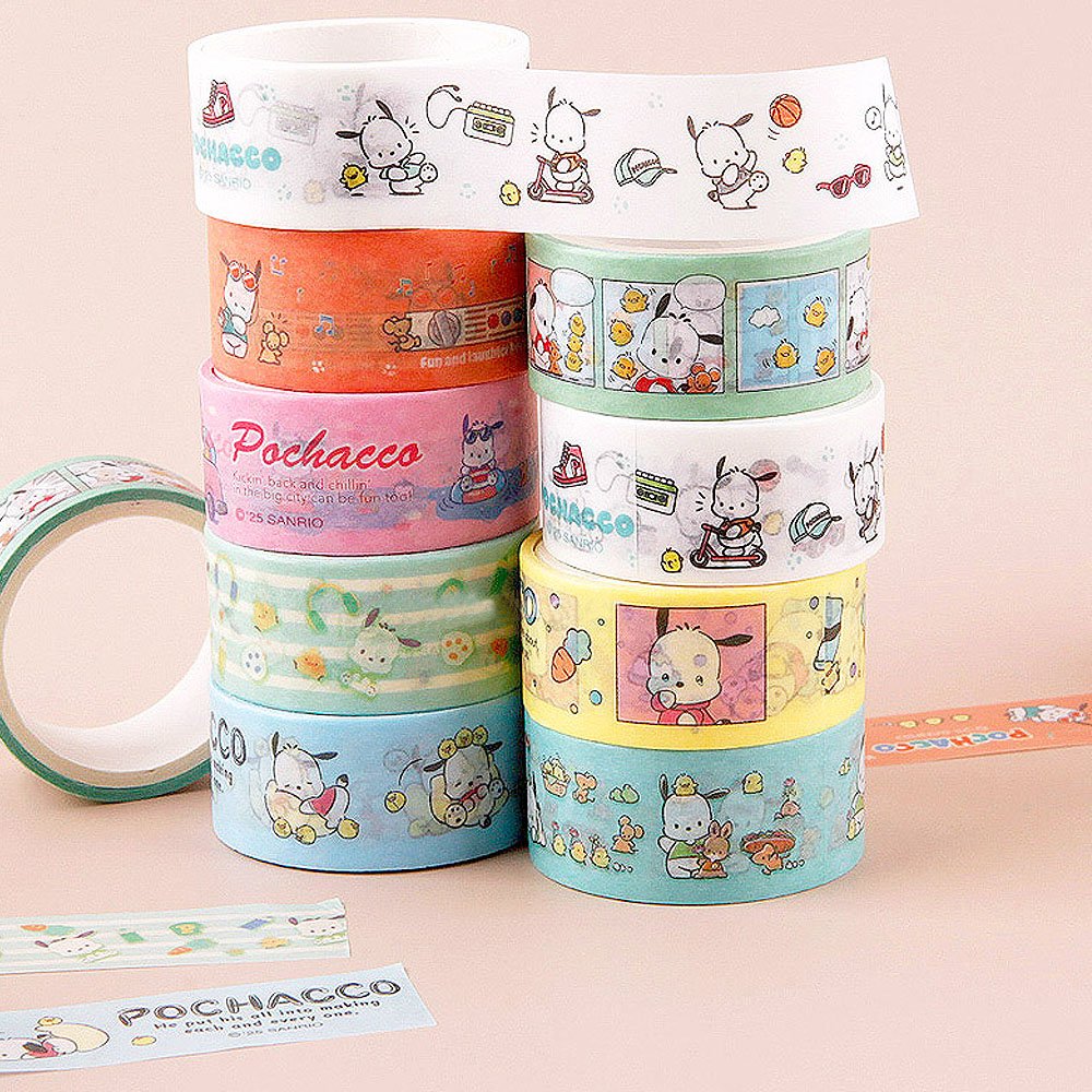 Sanrio Pochacco Masking Tape Set
