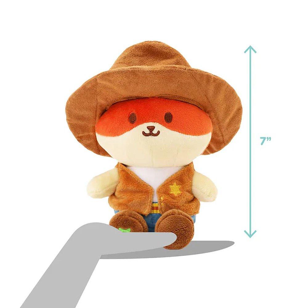 Anirollz Western Cowboy Foxiroll Small Sitting Plush