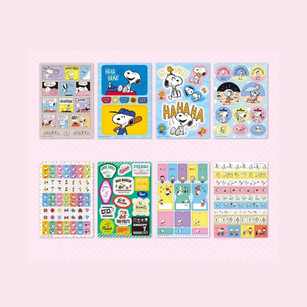 Snoopy Reading Sticker Peanuts Snoopy Mini Sticker Book – Hello Discount Store