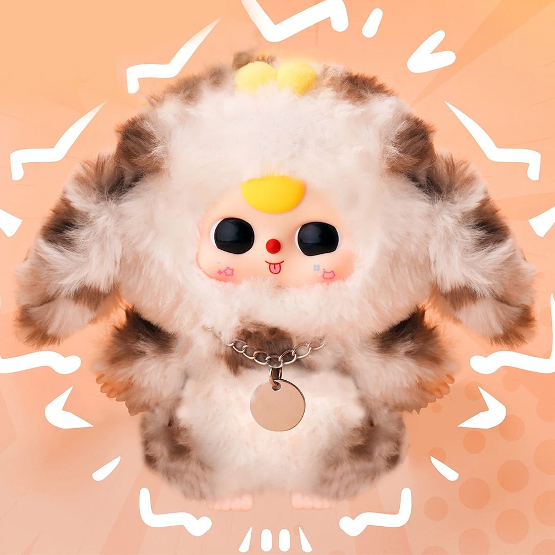 Baby Three Cat & Dog Series Plush Bag Charm Blind Box