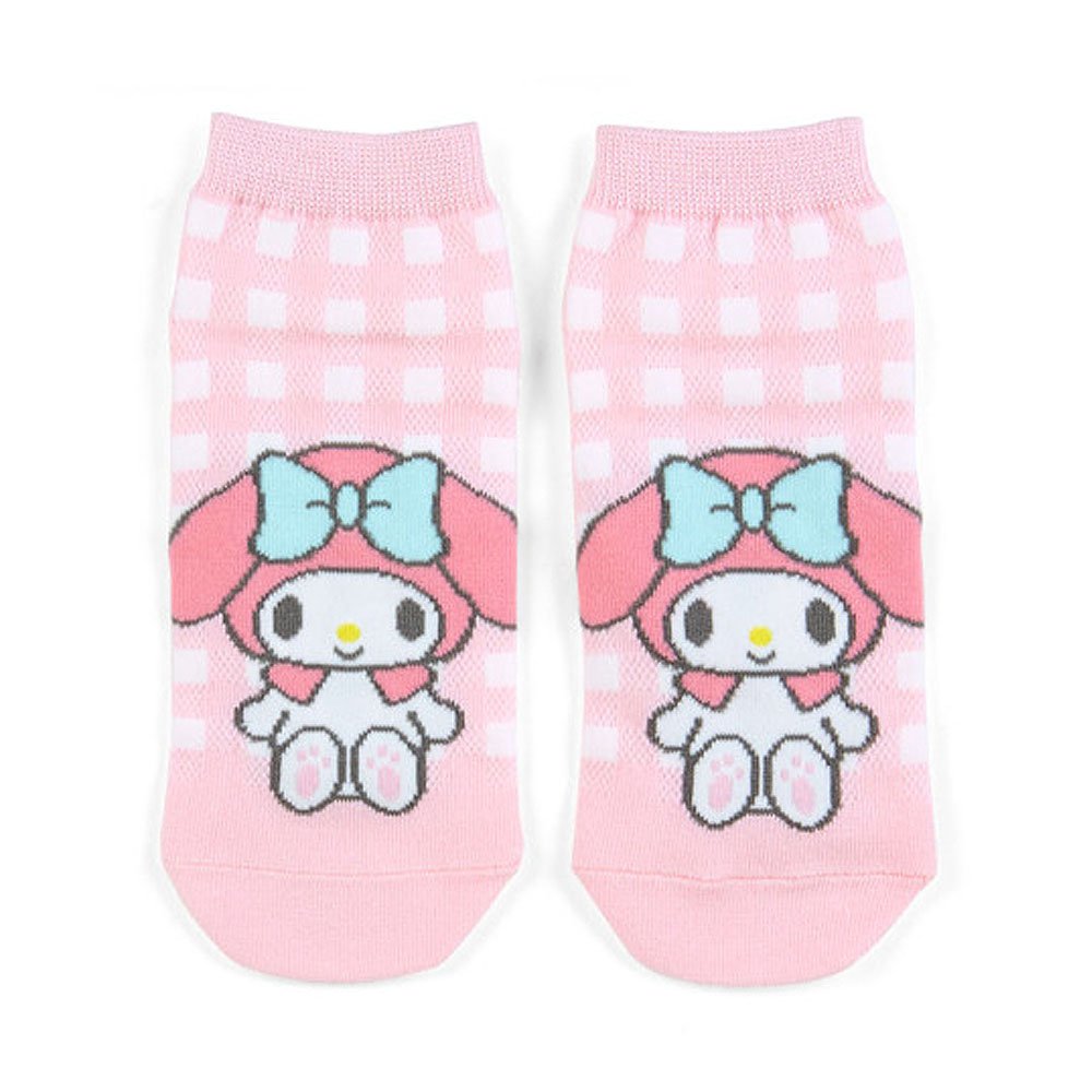 Sanrio Characters Check Sneaker Socks