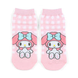 Sanrio Characters Check Sneaker Socks