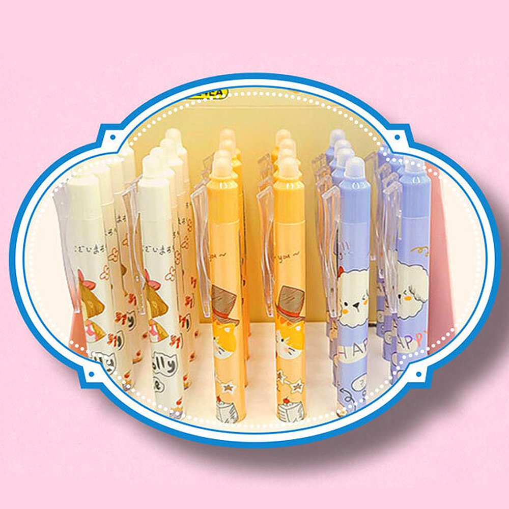Cute Kitty & Puppy Secret Erasable Gel Pen