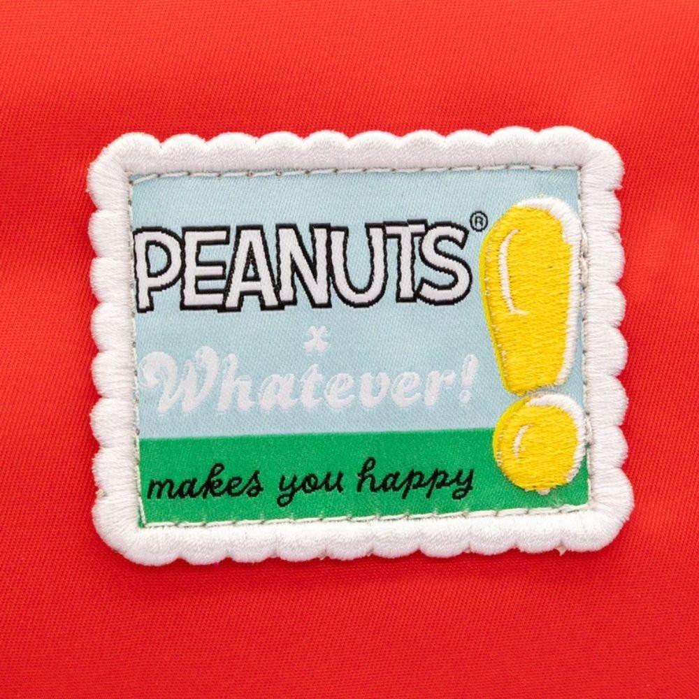 Whatever! Makes You Happy x Peanuts 75th Anniversary Snoopy House Padded Nylon Tote Bag