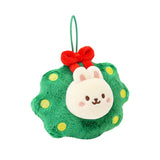 Anirollz Christmas Wreath Bunniroll Plush Ornament