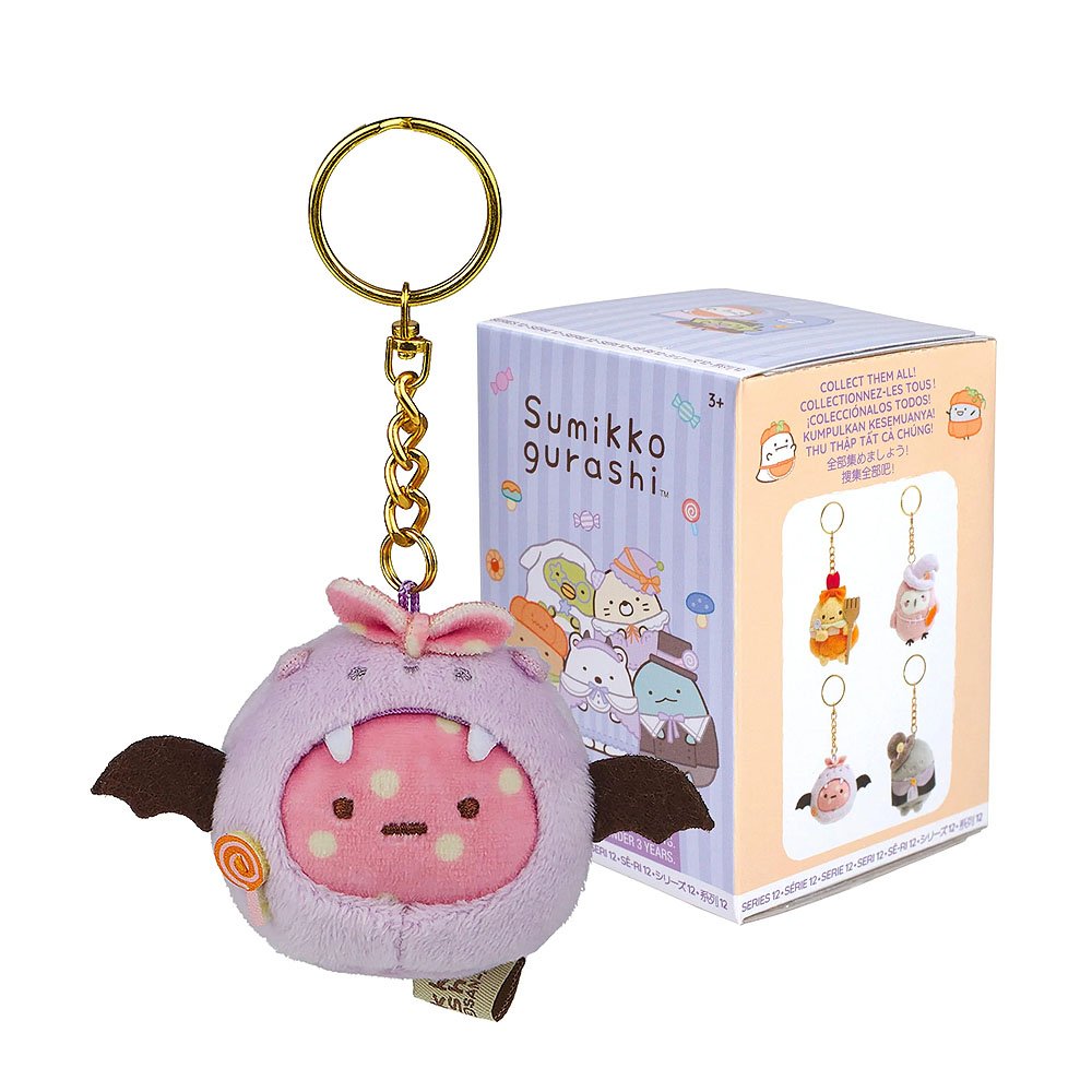 San-X Sumikkogurashi Halloween 2.5" Plush Keychain Blind Box.Ver2