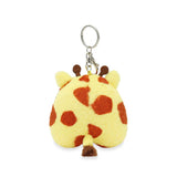 Anirollz Miniz Giraffe Bunniroll Plush Charm Keychain