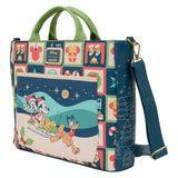 Loungefly x Mickey & Friends Holiday Convertible Backpack & Tote Crossbody Bag