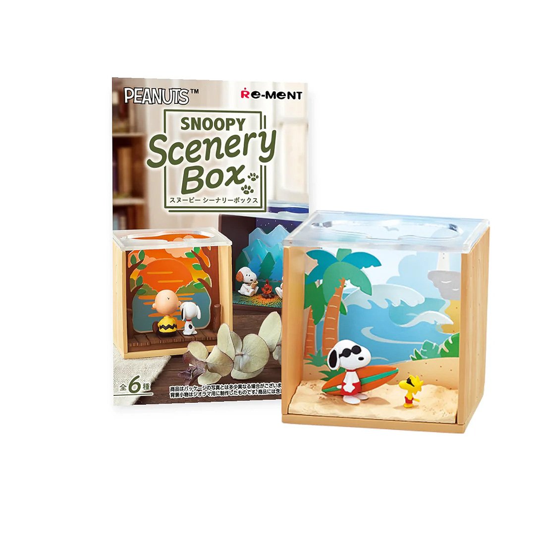 Re-Ment Peanuts Snoopy Scenery Box Figure Blind Box