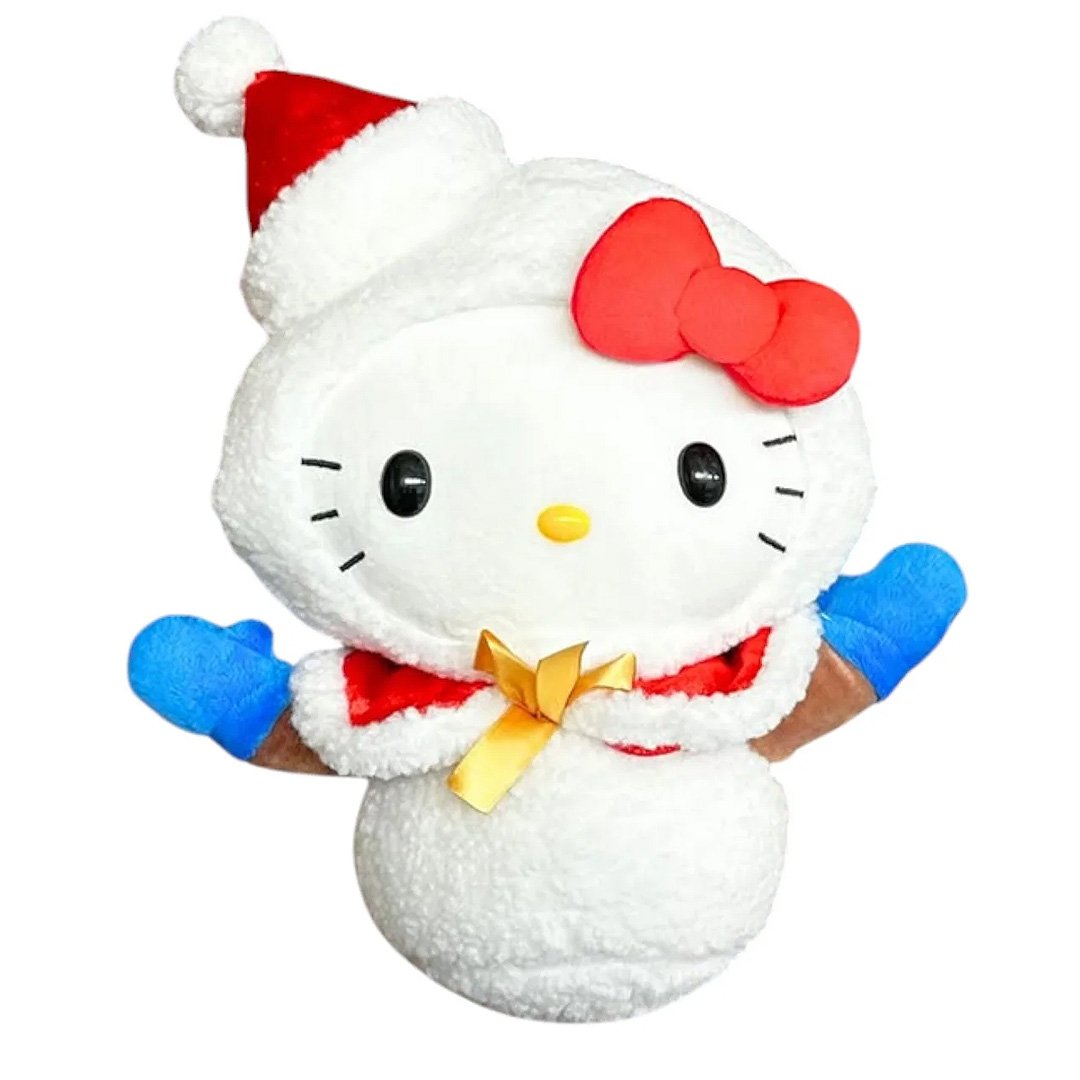 Sanrio Hello Kitty Santa Claus Snow Man Costume 10" Plush