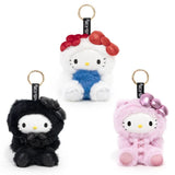 Sanrio Hello Kitty Plushie Pops Lovely Pink Plush Mascot Clip-on Keychain